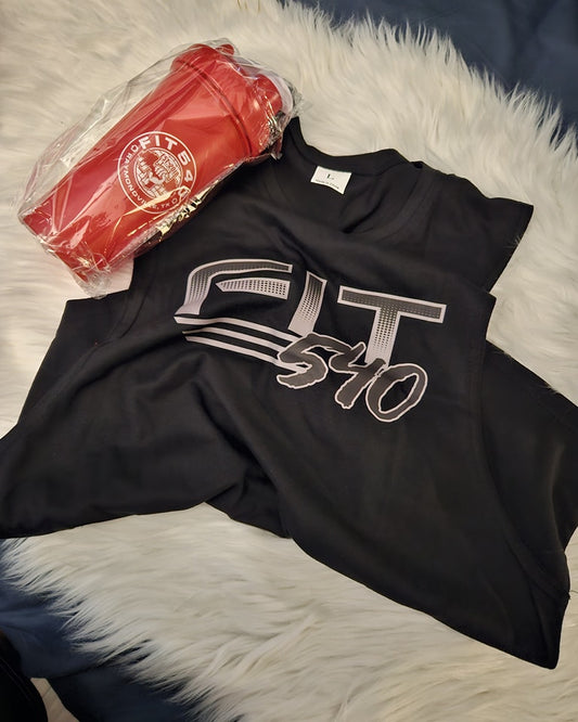 Black Tank Top - Large arm opening